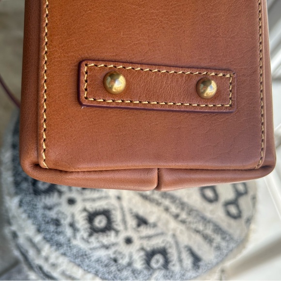 Dooney & Bourke Brown Leather Hobo Bag - Picture 9 of 16